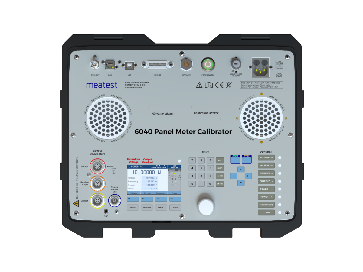 6040 Panel Meter Calibrator