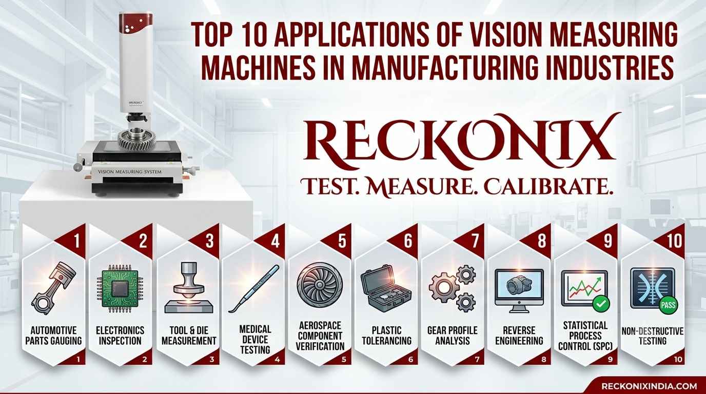 Vision Measuring Machine applications in manufacturing industries for precision inspection
